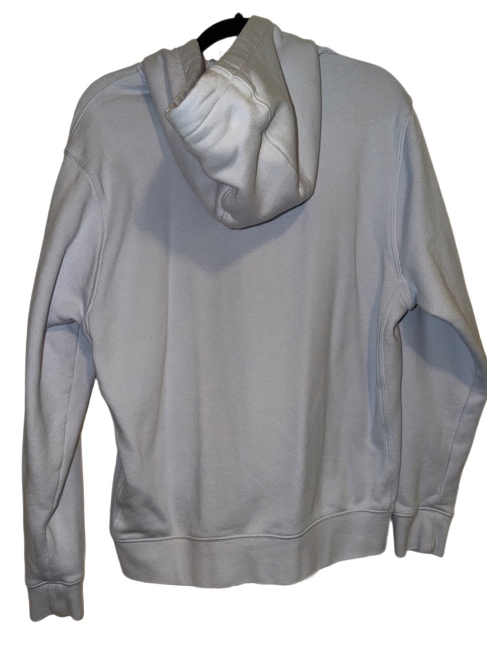 Nike- like new! Womens Cotton Lightblue pull over hoodie with lined hood Med - Picture 4 of 15